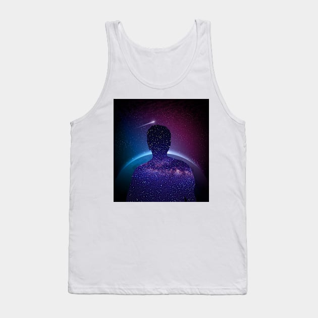 silhouette portrait of people Tank Top by Ru Studio